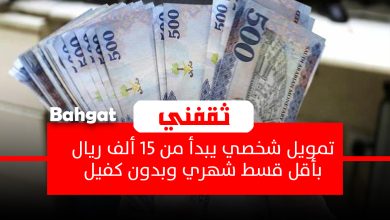 بإيداع فوري 15 ألف ريال بدون كفيل للرجال والنساء لتمويل شخصي ميسر