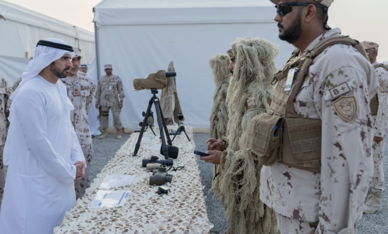 بالفيديو والصور.. حمدان بن محمد يشهد العروض التخصصية لبرنامج الخدمة الوطنية لعام 2024- 2025