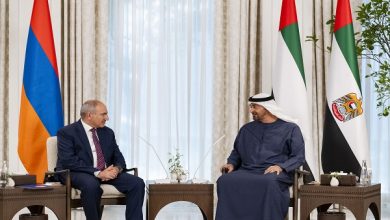 بالفيديو والصور.. محمد بن زايد ورئيس وزراء أرمينيا يبحثان علاقات التعاون بين البلدين