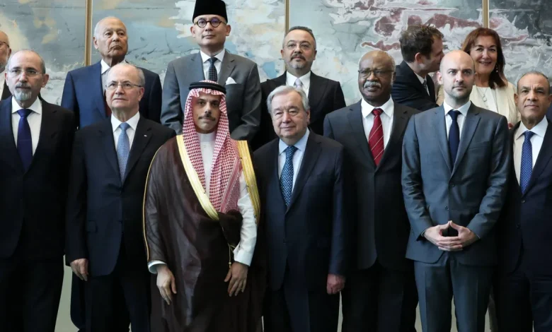بن فرحان يدعو الدول الأعضاء في الأمم المتحدة إلى تأييد الوثيقة الختامية لمؤتمر نيويورك