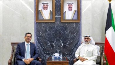 جراح الجابر يستقبل عرفة