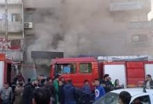 حريق محدود يضرب مدخنة محل فول شهير بمحطة الرمل.. ولا خسائر بشرية