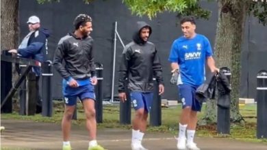 حمد الله يشارك في تدريبات الهلال