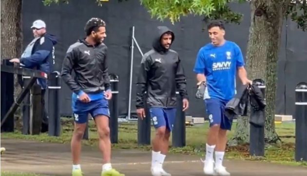 حمد الله يشارك في تدريبات الهلال