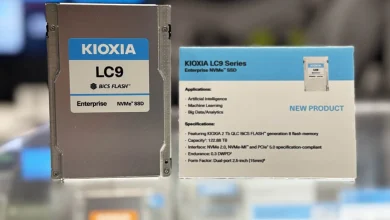 شركة Kioxia تطلق قرص SSD بسعة 245 تيرابايت!!