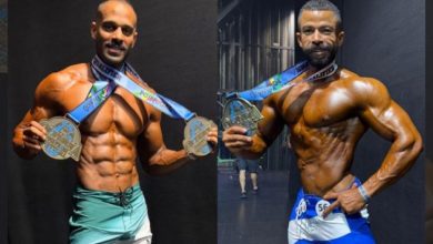 عبدالمجيد محمد و معاذ المقبل خامس العالم من البرتغال