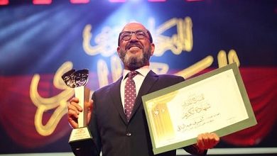 مهرجان المسرح المصري.. أشرف عبد الباقي: بدأت من المسرح المدرسي.. وأهدي التكريم لزوجتي