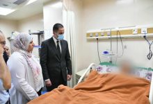 نائب وزير الصحة يتفقد حالة مصابي حادث الإقليمي بالمنوفية في مستشفى الباجور التخصصي