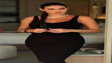 ياسمين صبري تختار الفستان الأسود الصيفي بأسلوب أنثوي أنيق يبرز أناقتها وجاذبيتها