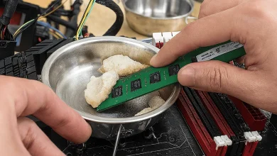 يوتيوبر يطهو وجبةً كاملة من الأرز والدجاج والصلصة باستخدام المعالج!