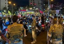 مسيرة لأنصار حزب الله في بيروت.