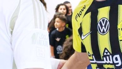 كباتنة فريقي الاتحاد والنصر كريم بنزيما وكريستيانو رونالدو قبل مواجهة  الكلاسيكو في نصف نهائي كأس السوبر السعودي