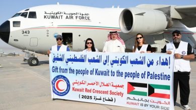 40 طنا من المواد الغذائية من الكويت لإغاثة غزة