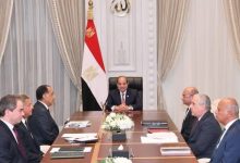 الرئيس السيسي خلال الاجتماع