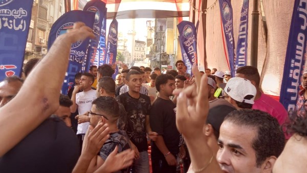 حشود كبيرة لشباب المطرية للإدلاء بأصواتهم في انتخابات الشيوخ ..صور