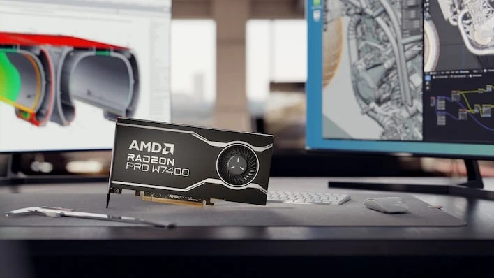 AMD تكشف النقاب عن كارت Radeon PRO W7400 لمحطات العمل الاقتصادية