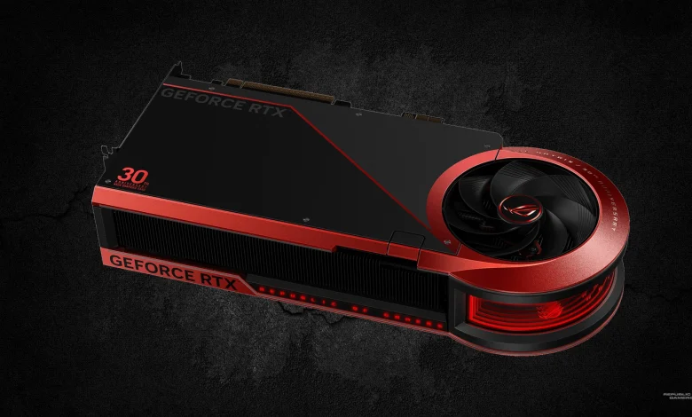 ASUS تدشن الكارت العملاق ROG Matrix RTX 5090 بتصميم مدهش