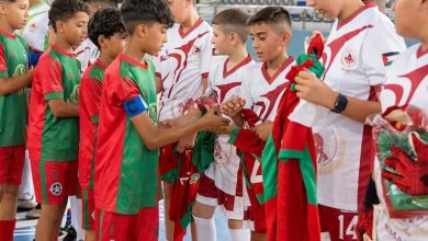 الرياضة تدعم أطفال القدس بطنجة