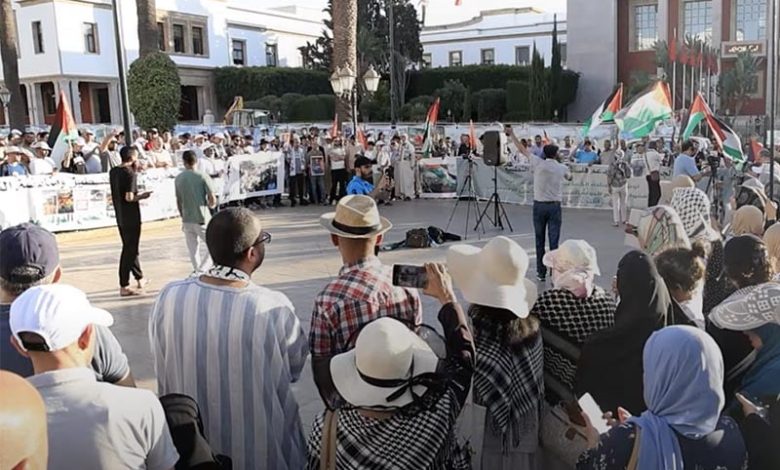 وقفة تضامنية مع صحفيي فلسطين