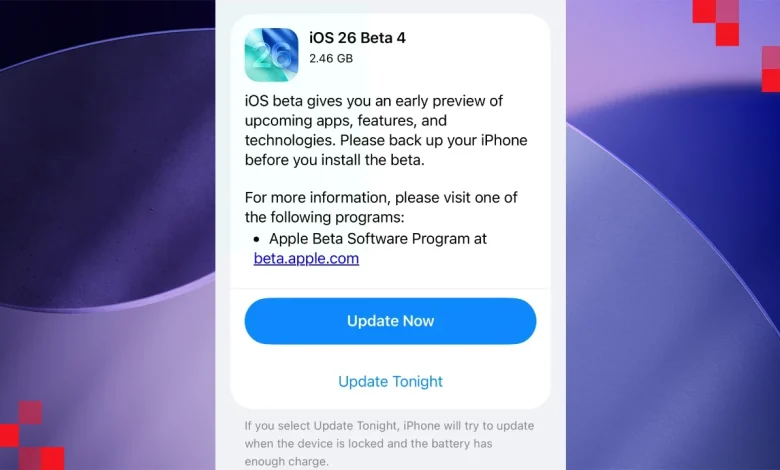 أبل تطلق تحديث iOS 26 Public Beta 4 | لا جديد!