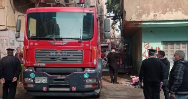 إخماد حريق بغرفة مولد كهربائي تابع لهيئة النقل العام بالإسكندرية