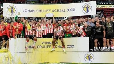 إيندهوفن يتوج بكأس السوبر الهولندي