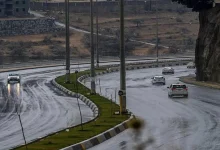 الأمطار ترسم لوحة ربانية جميلة في الباحة