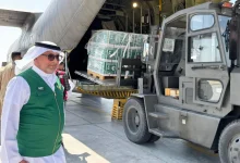 الطائرة السعودية الـ59 تصل العريش لإغاثة أهالي غزة