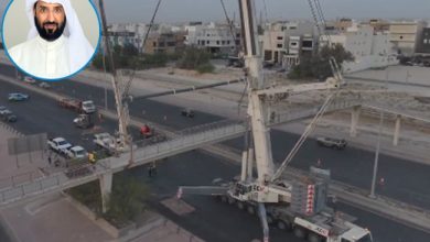 «الطرق» تبدأ أعمال الصيانة لطريق المطار «55»