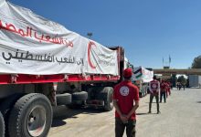 الهلال الأحمر المصري: مصر قدمت أكثر من نصف مليون طن مساعدات للأشقاء بقطاع غزة