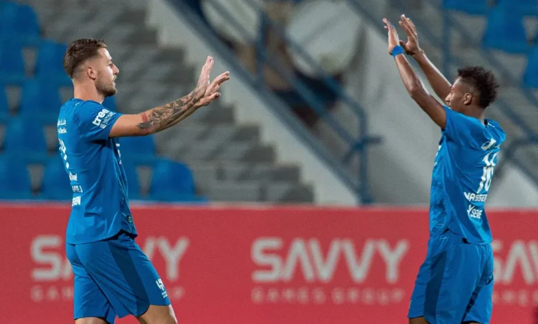 الهلال يختتم وديات الصيف برباعية في الفيحاء