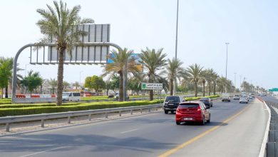 بالصور.. تحسينات مرورية على تقاطع ند الحمر للقادمين من شارعي رأس الخور والرباط