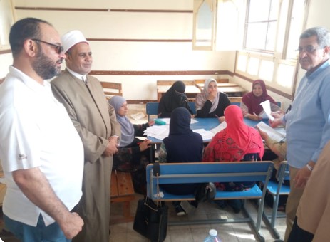 بدء تصحيح امتحانات الدور الثاني للابتدائية والإعدادية الأزهرية بمطروح