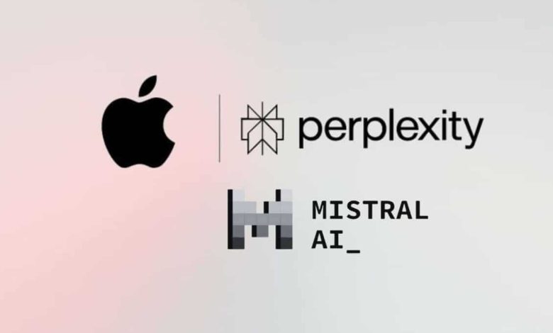 تقرير.. آبل درست الاستحواذ على شركتي الذكاء الاصطناعي Mistral AI و Perplexity