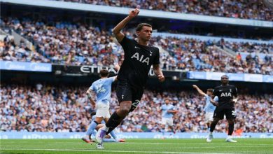 توتنهام يفوز على مانشستر سيتي بثنائية في الدوري الإنجليزي