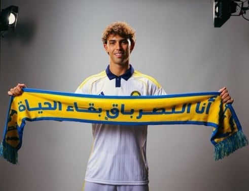 جواو فيليكس يفتتح مساهماته مع النصر بصناعة هدفين أمام ريو آفي