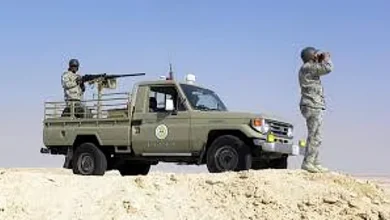 حرس الحدود بجازان يقبض على 8 مخالفين لتهريبهم 200 كلجم من القات