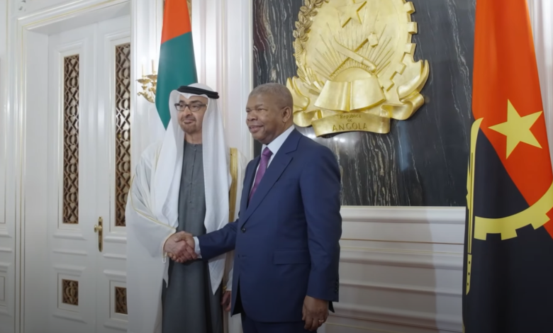 رئيس الدولة ورئيس أنغولا يشهدان تبادل اتفاقية الشراكة الاقتصادية الشاملة وإعلان عدد من مذكرات التفاهم والاتفاقيات