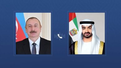 رئيس الدولة يهنئ رئيس أذربيجان باتفاق السلام الأذري - الأرميني التاريخي