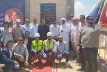 رئيس جامعة بنها يضع حجر الأساس للمعسكر الدائم لطلاب الجامعة بمطروح