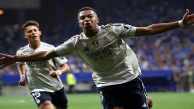 ريال مدريد يقسو على أوبييدو بفضل أهداف مبابي وفينيسيوس