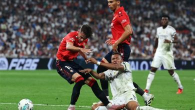 ريال مدريد ينتزع فوزاً صعباً أمام أوساسونا