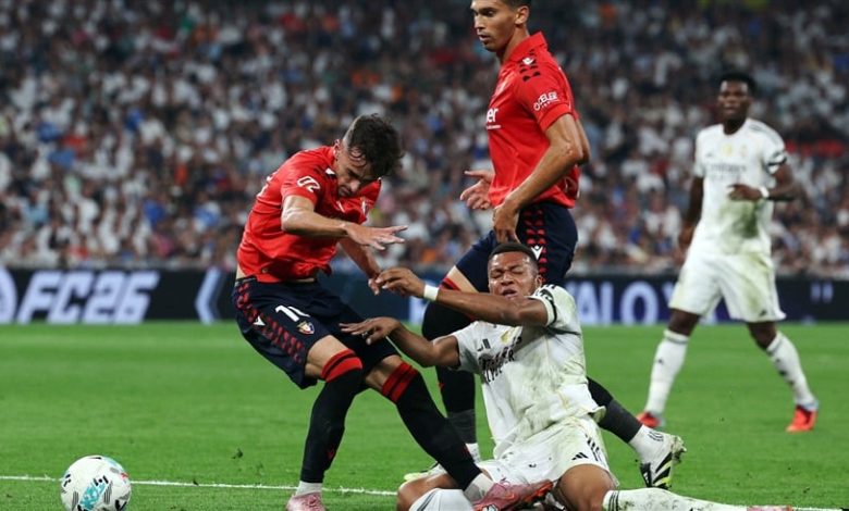 ريال مدريد ينتزع فوزاً صعباً أمام أوساسونا
