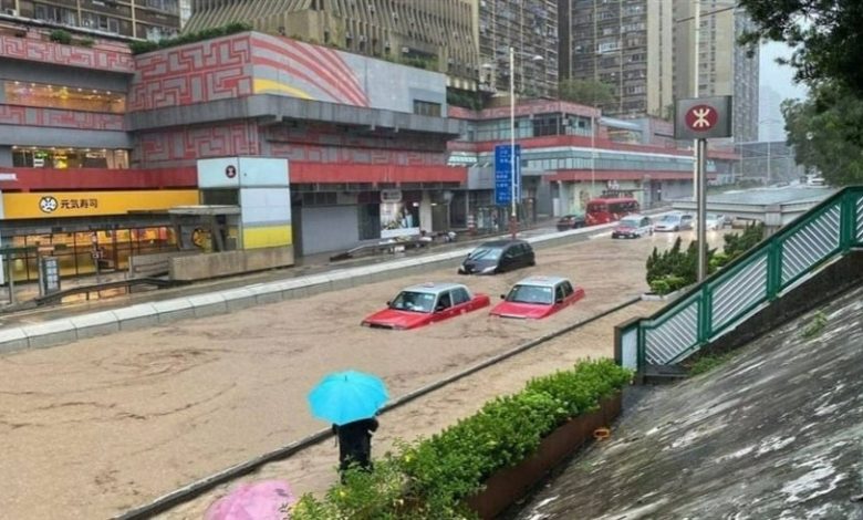 شاهد.. العاصفة المدارية بودول تغرق جنوب الصين
