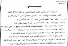 صحة مطروح تعلن مواعيد جدول القبول وكشف الهيئة للمتقدمين لمدارس التمريض 2025-2026
