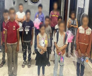 ضبط 15 متهما باستغلال الأطفال في التسول بشوارع القاهرة