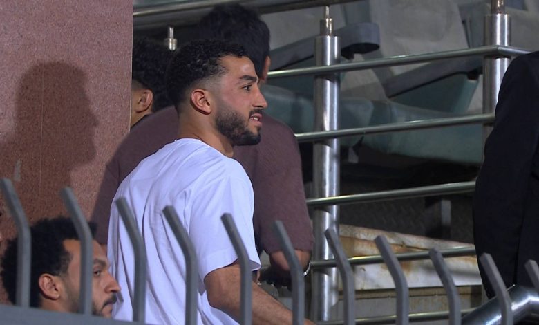 عبد المنعم يساند الأهلي في مباراته مع بيراميدز بالدوري
