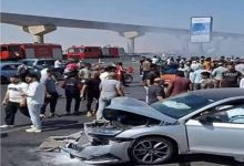 كلاكيت تاني مرة.. القبض على فنانة عربية مخمورة بعد اصطدامها بسيارة ملاكي بمحور 26 يوليو