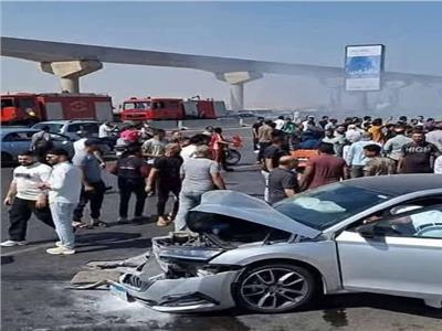 كلاكيت تاني مرة.. القبض على فنانة عربية مخمورة بعد اصطدامها بسيارة ملاكي بمحور 26 يوليو