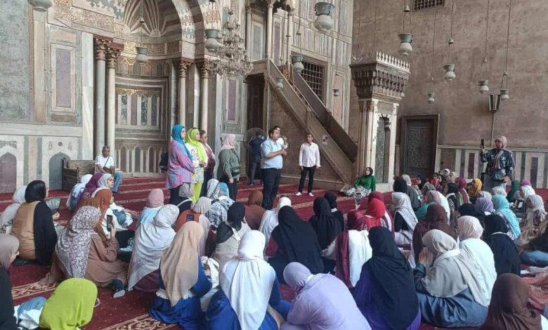 مسجدا الرفاعي والسلطان حسن في ثالث الزيارات التثقيفية لملتقى المرأة الحدودية ضمن مشروع أهل مصر